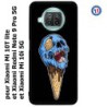 Coque pour Xiaomi Mi 10T lite Ice Skull - Crâne Glace - Cône Crâne - skull art