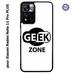 Coque pour Xiaomi Redmi Note 11 PRO version CN Logo Geek Zone noir & blanc