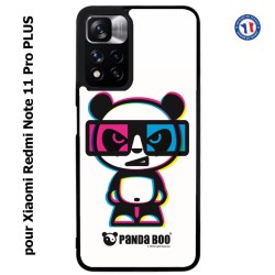 Coque pour Xiaomi Redmi Note 11 PRO version CN PANDA BOO© 3D - lunettes - coque humour