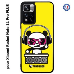 Coque pour Xiaomi Redmi Note 11 PRO version CN PANDA BOO© DJ music - coque humour