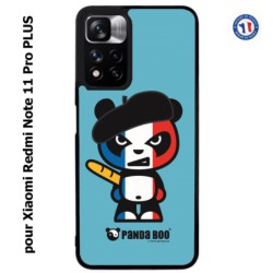 Coque pour Xiaomi Redmi Note 11 PRO PLUS PANDA BOO© Français béret baguette - coque humour
