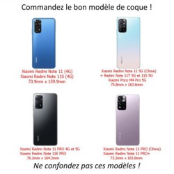 Coque pour Xiaomi Redmi Note 11 PRO version CN Les Shadoks - on change de planète - coque noire TPU souple