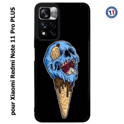 Coque pour Xiaomi Redmi Note 11 PRO version CN Ice Skull - Crâne Glace - Cône Crâne - skull art