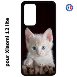 Coque pour Xiaomi 12 lite Bébé chat tout mignon - chaton yeux bleus