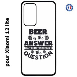 Coque pour Xiaomi 12 lite Beer is the answer Humour Bière