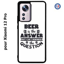 Coque pour Xiaomi 12 Pro Beer is the answer Humour Bière