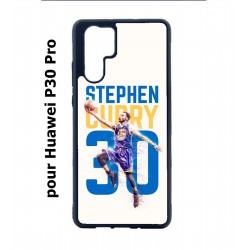 Coque noire pour Huawei P30 Pro Stephen Curry Basket NBA Golden State