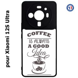 Coque pour Xiaomi 12S Ultra Coffee is always a good idea - fond blanc