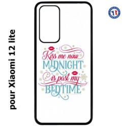 Coque pour Xiaomi 12 lite Kiss me now Midnight is past my Bedtime amour embrasse-moi