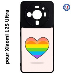 Coque pour Xiaomi 12S Ultra Rainbow hearth LGBT - couleur arc en ciel Coeur LGBT