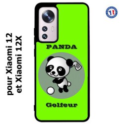 Coque pour Xiaomi 12 et Xiaomi 12X Panda golfeur - sport golf - panda mignon