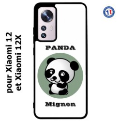 Coque pour Xiaomi 12 et Xiaomi 12X Panda tout mignon