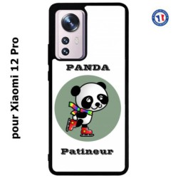 Coque pour Xiaomi 12 Pro Panda patineur patineuse - sport patinage