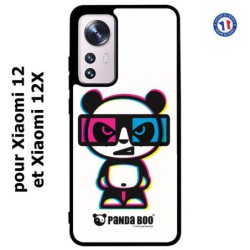 Coque pour Xiaomi 12 et Xiaomi 12X PANDA BOO© 3D - lunettes - coque humour