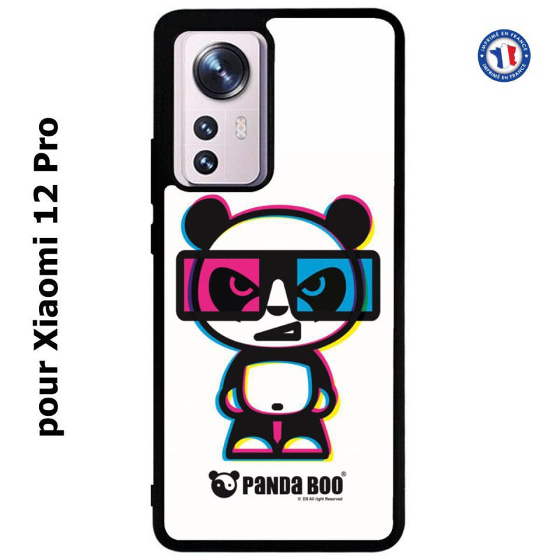 Coque pour Xiaomi 12 Pro PANDA BOO© 3D - lunettes - coque humour