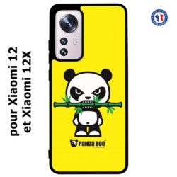 Coque pour Xiaomi 12 et Xiaomi 12X PANDA BOO© Bamboo à pleine dents - coque humour