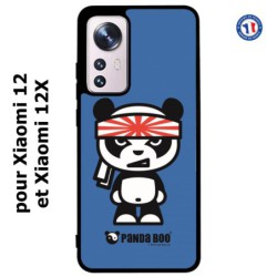 Coque pour Xiaomi 12 et Xiaomi 12X PANDA BOO© Banzaï Samouraï japonais - coque humour