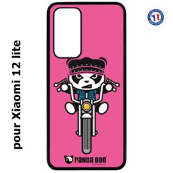 Coque pour Xiaomi 12 lite PANDA BOO© Moto Biker - coque humour