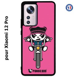 Coque pour Xiaomi 12 Pro PANDA BOO© Moto Biker - coque humour