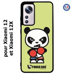 Coque pour Xiaomi 12 et Xiaomi 12X PANDA BOO© Boxeur - coque humour