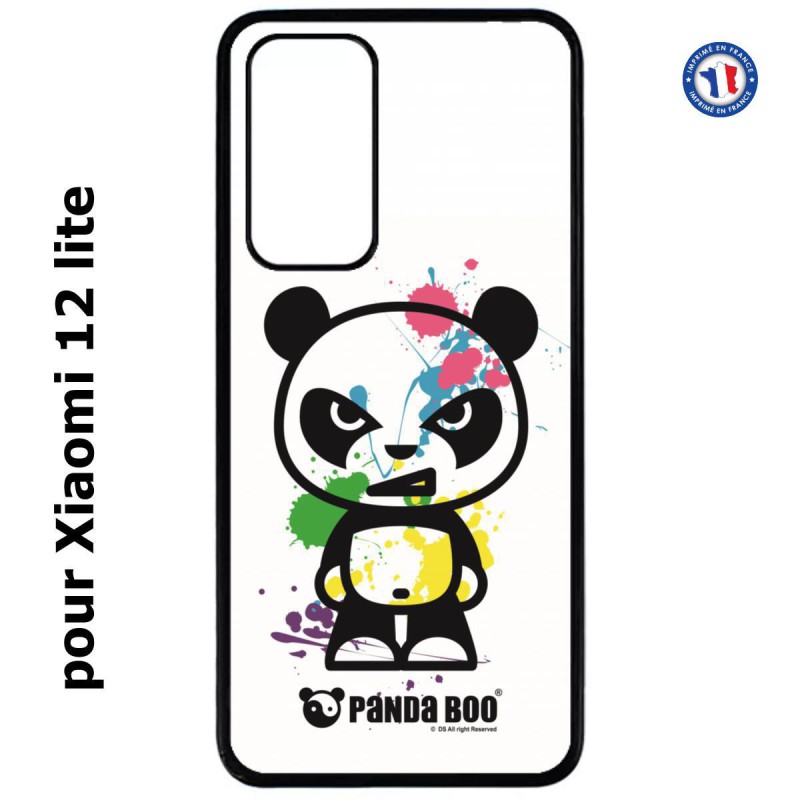 Coque pour Xiaomi 12 lite PANDA BOO© paintball color flash - coque humour