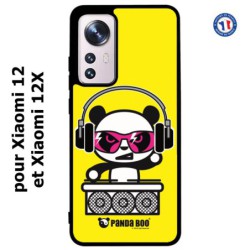 Coque pour Xiaomi 12 et Xiaomi 12X PANDA BOO© DJ music - coque humour