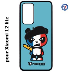 Coque pour Xiaomi 12 lite PANDA BOO© Français béret baguette - coque humour