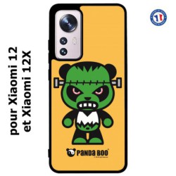 Coque pour Xiaomi 12 et Xiaomi 12X PANDA BOO© Frankenstein monstre - coque humour