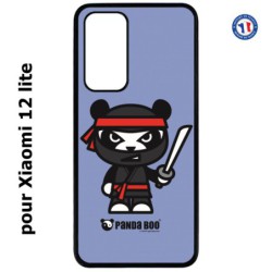 Coque pour Xiaomi 12 lite PANDA BOO© Ninja Boo noir - coque humour