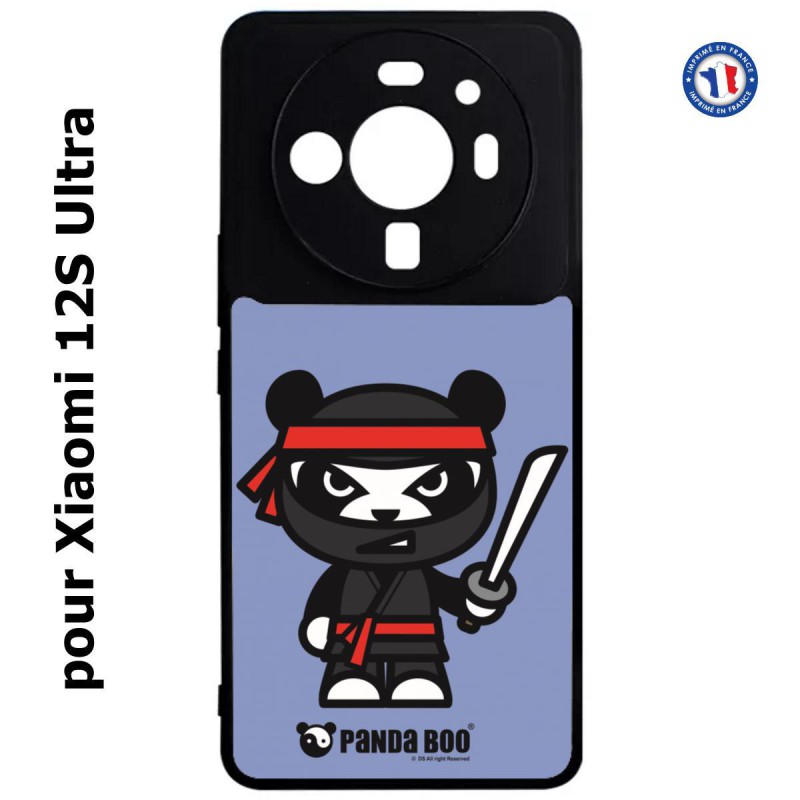 Coque pour Xiaomi 12S Ultra PANDA BOO© Ninja Boo noir - coque humour
