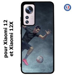 Coque pour Xiaomi 12 et Xiaomi 12X Cristiano Ronaldo club foot Turin Football course ballon