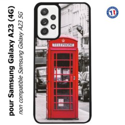 Coque pour Samsung Galaxy A23 (4G) Cabine téléphone Londres - Cabine rouge London