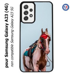 Coque pour Samsung Galaxy A23 (4G) Coque cheval robe pie - bride cheval