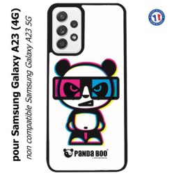 Coque pour Samsung Galaxy A23 (4G) PANDA BOO© 3D - lunettes - coque humour