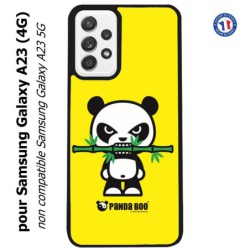 Coque pour Samsung Galaxy A23 (4G) PANDA BOO© Bamboo à pleine dents - coque humour