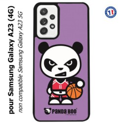 Coque pour Samsung Galaxy A23 (4G) PANDA BOO© Basket Sport Ballon - coque humour