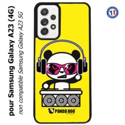 Coque pour Samsung Galaxy A23 (4G) PANDA BOO© DJ music - coque humour