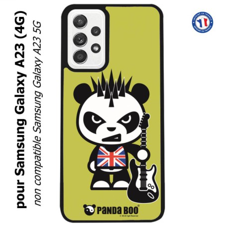 Coque pour Samsung Galaxy A23 (4G) PANDA BOO© Punk Musique Guitare - coque humour