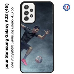 Coque pour Samsung Galaxy A23 (4G) Cristiano Ronaldo club foot Turin Football course ballon