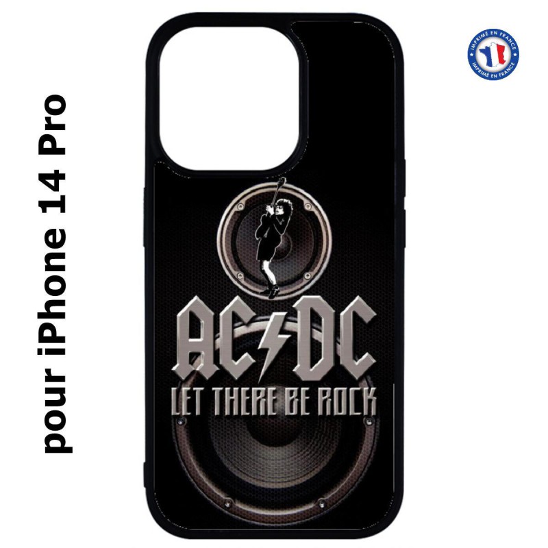 Coque pour iPhone 14 Pro groupe rock AC/DC musique rock ACDC