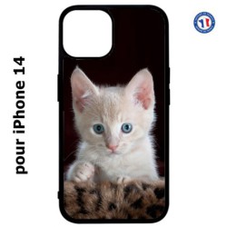 Coque pour iPhone 14 Bébé chat tout mignon - chaton yeux bleus