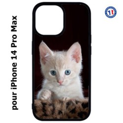 Coque pour iPhone 14 Pro MAX Bébé chat tout mignon - chaton yeux bleus