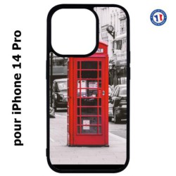 Coque pour iPhone 14 Pro Cabine téléphone Londres - Cabine rouge London