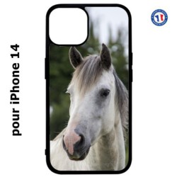 Coque pour iPhone 14 Coque cheval blanc - tête de cheval