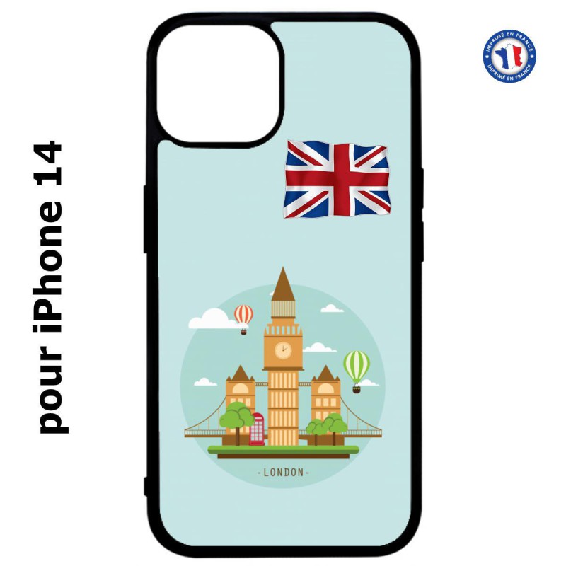 Coque pour iPhone 14 Monuments Londres - Big Ben