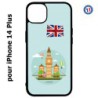 Coque pour iPhone 14 PLUS Monuments Londres - Big Ben