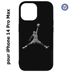 Coque pour iPhone 14 Pro MAX Michael Jordan 23 shoot Chicago Bulls Basket