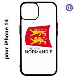 Coque pour iPhone 14 Logo Normandie - Écusson Normandie - 2 léopards