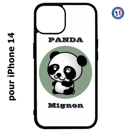 Coque pour iPhone 14 Panda tout mignon