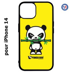 Coque pour iPhone 14 PANDA BOO© Bamboo à pleine dents - coque humour
